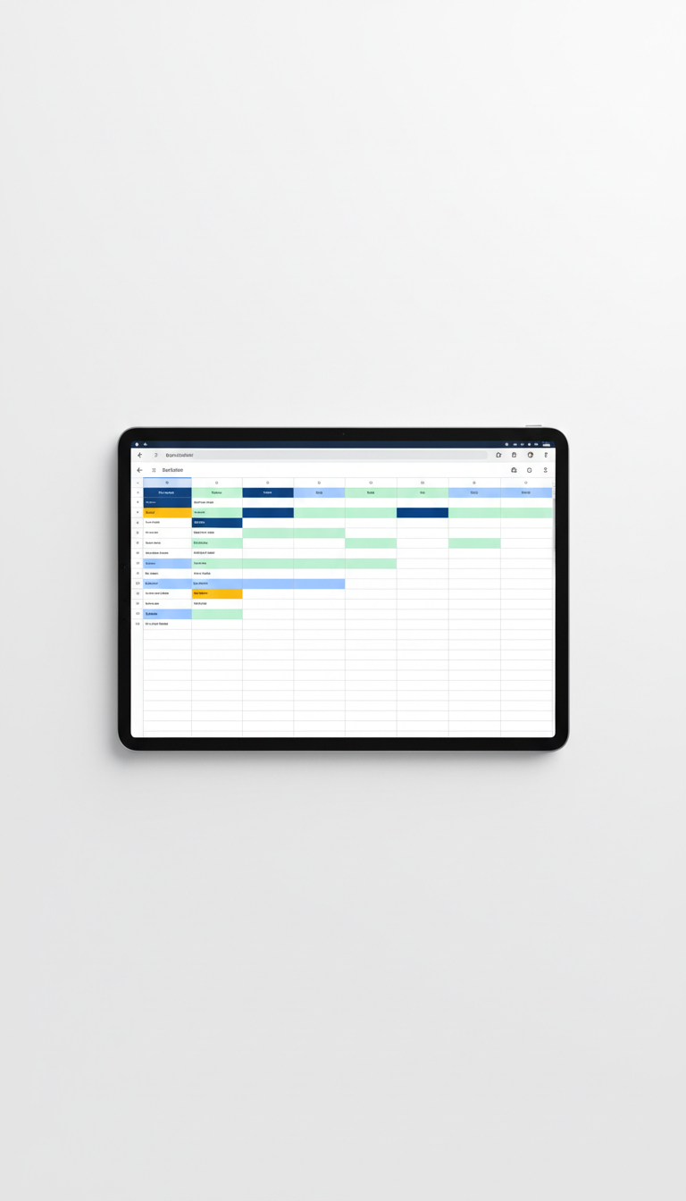 Google Sheets Task Matrix
