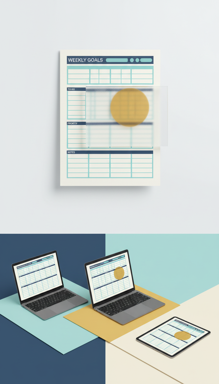 Weekly Planning PDF Kit